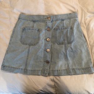 Denim skirt